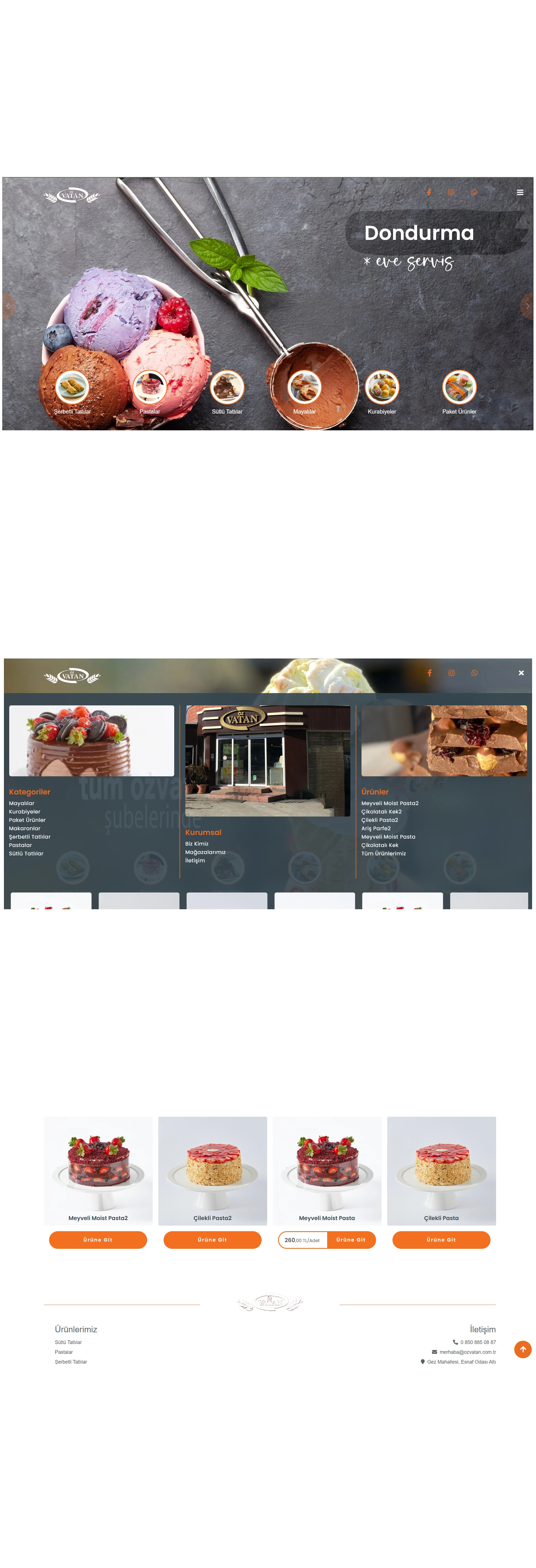Öz Vatan web sitesi proje görseli
